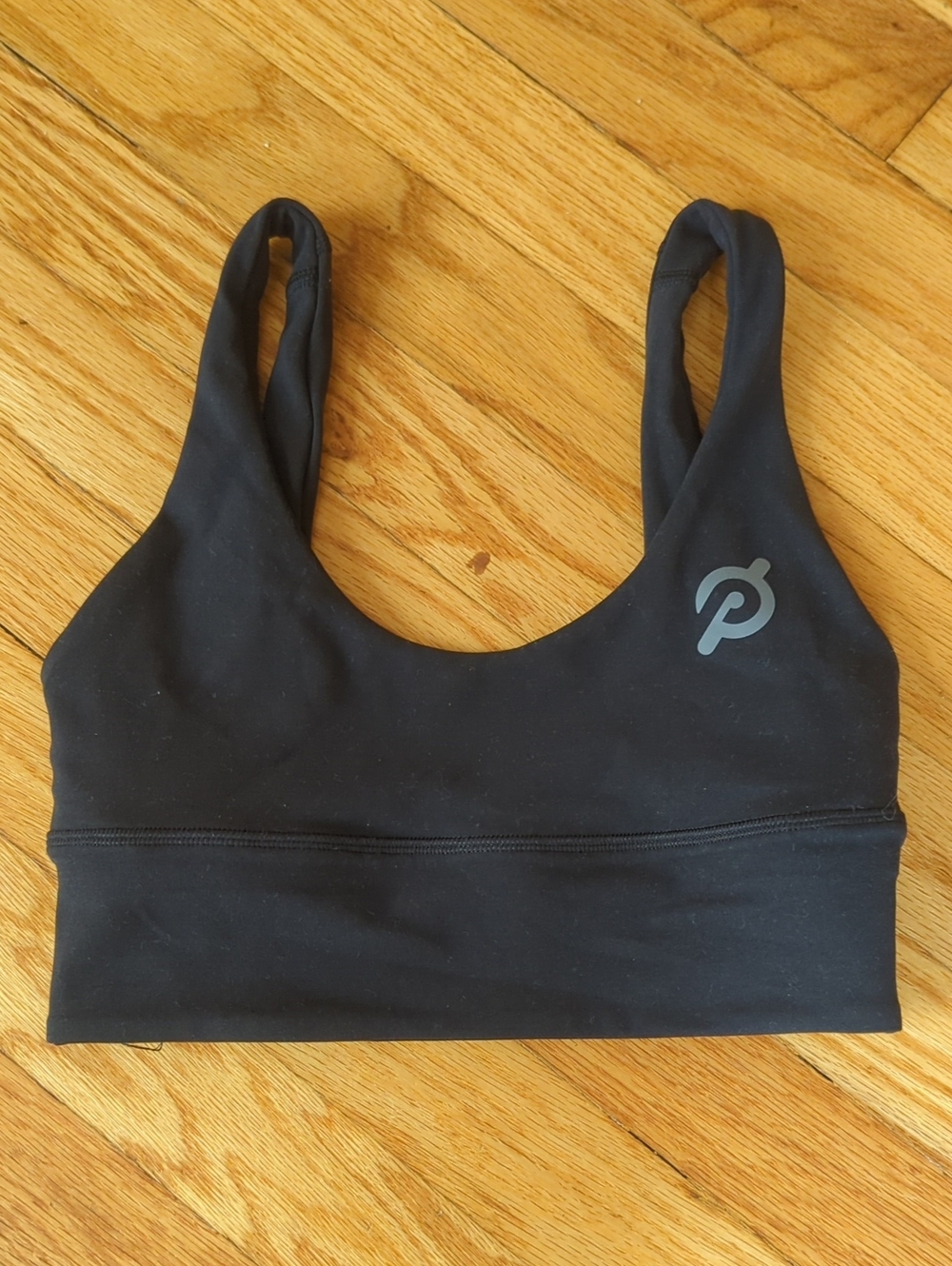 lululemon athletica Black Sports Bra with Subtle Logo